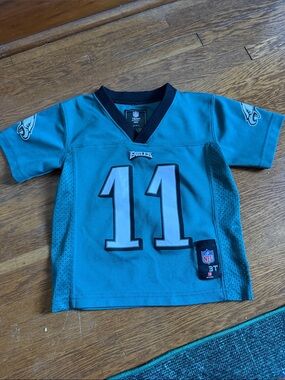 NFL Philadelphia Eagles Teal Kids Football Jersey #11
